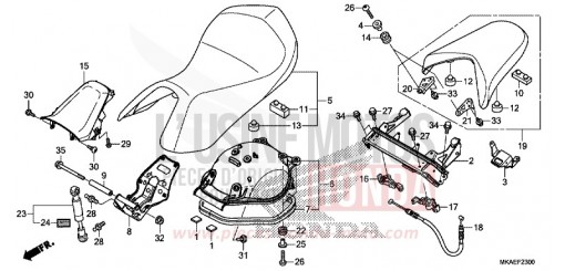 SIEGE NC750DH de 2017